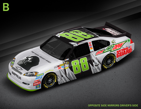  Screensavers on Mountain Dew R  And Dale Earnhardt Jr  Go    Dark    In Anticipation
