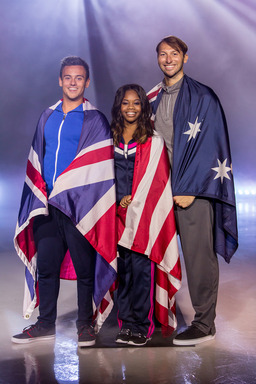 U.S. gymnast Gabby Douglas, British diver Tom Daley and Australian swimmer, Ian Thorpe put a tropical twist on cold-weather sports favorites, and compete in the Caribbean Cup Challenge