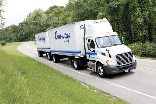 All Con-way Freight Trucks are now fully equipped with the Drive Safe Systems