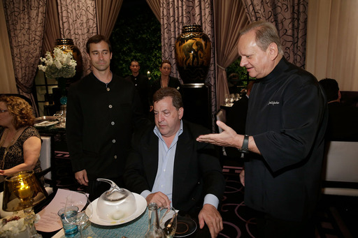 Chef of the Century Joel Robuchon presented his culinary masterpiece to guests at When In France: A Joel Robuchon Dinner at MGM Grand