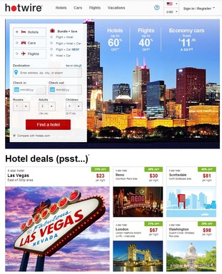 Hotwire® has launched re-designs of its website and suite of mobile apps for iOS and Android.