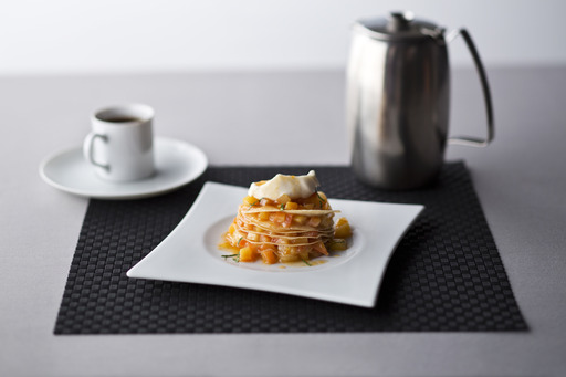 The height of contemporary cuisine is realized at Chic. Featuring menu items such as the Plum Mille Feuille.