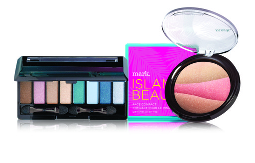 mark. Island Eyes Color Palette and Face Compact