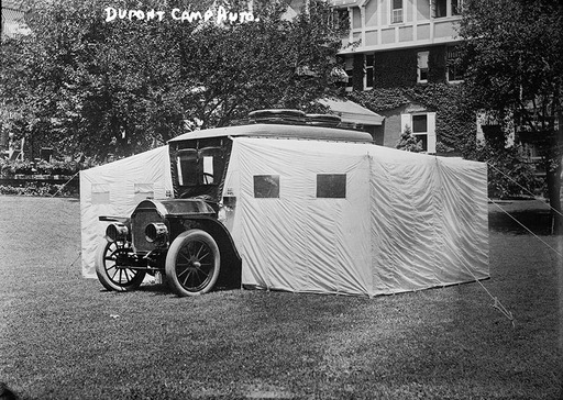 Sleeper/Camper car. Courtesy Library of Congress