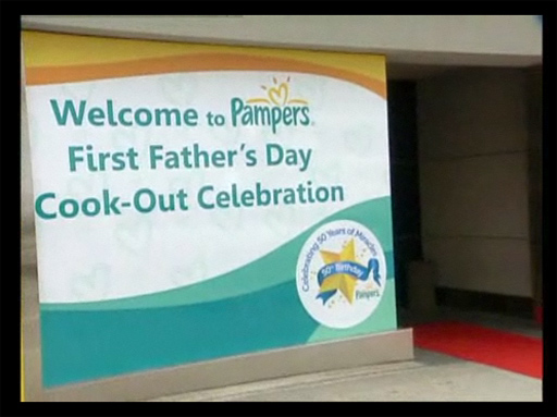 Pampers First Father's Day Cook-Out