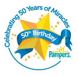 Pampers 50th Anniversary website
