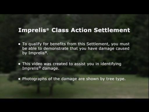 Video Showing Imprelis® Damage