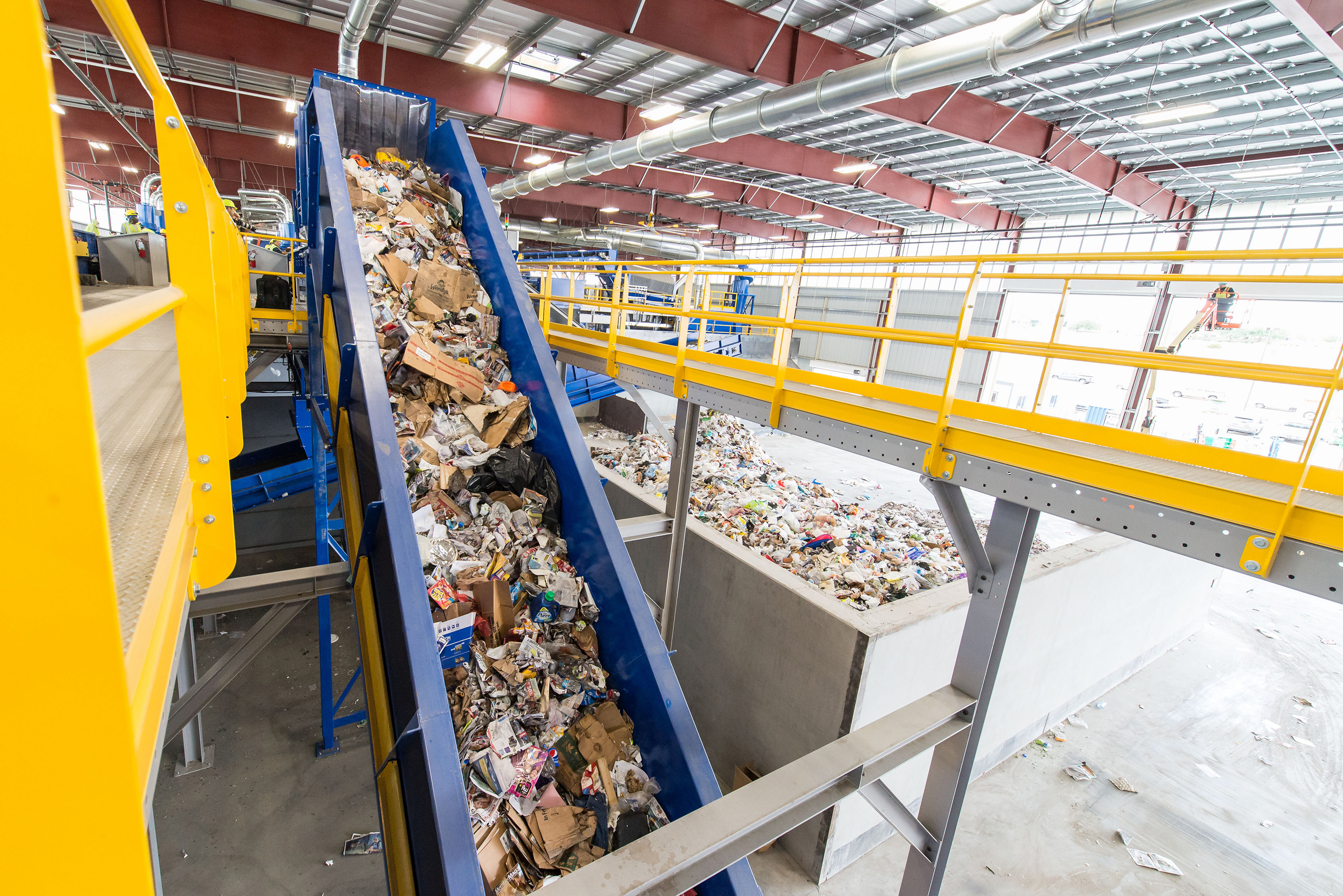 Two million pounds of recyclables can be processed at Republic's new Vegas center