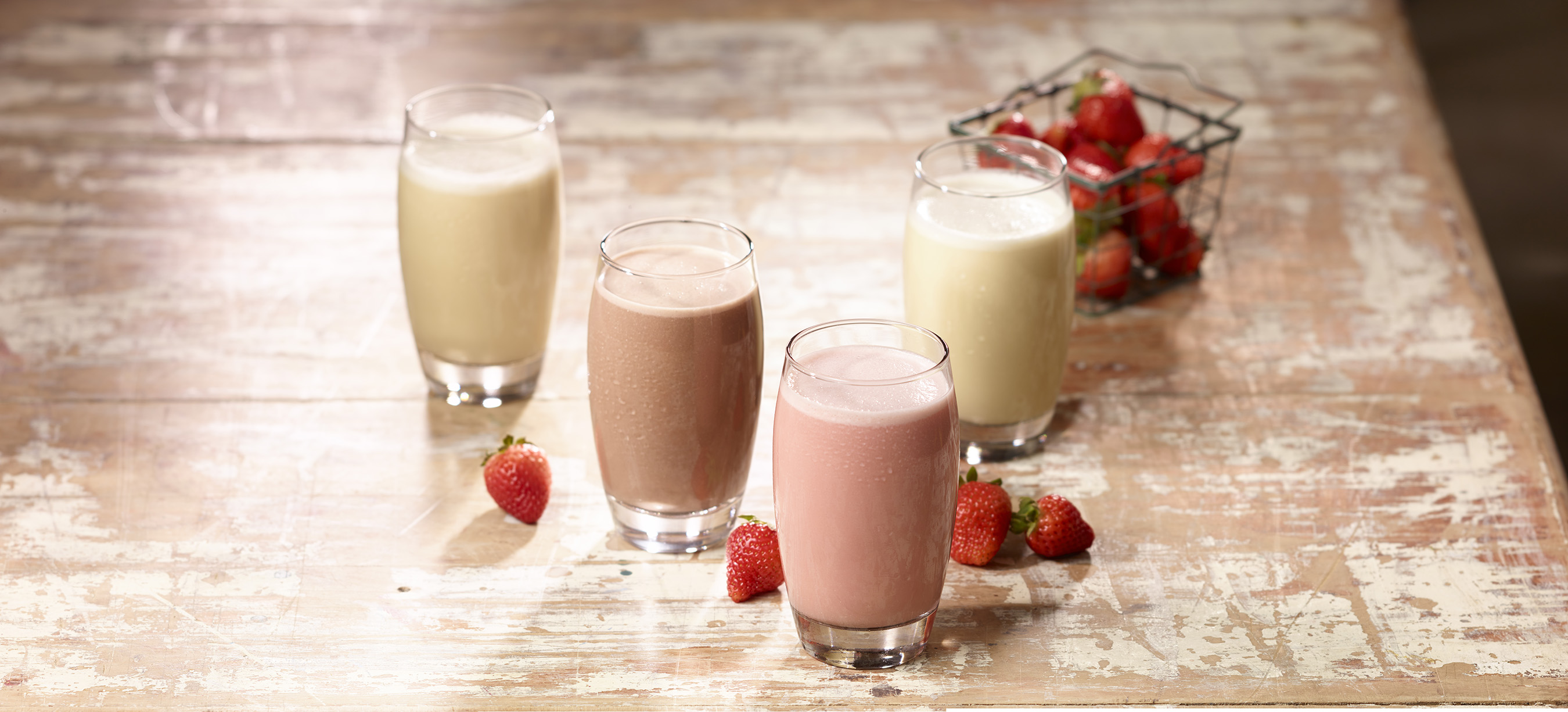 BodyKey™ Replacement Shakes are available in four flavors: French Vanilla, Dutch Chocolate, Strawberry Cream and Cinnamon Swirl