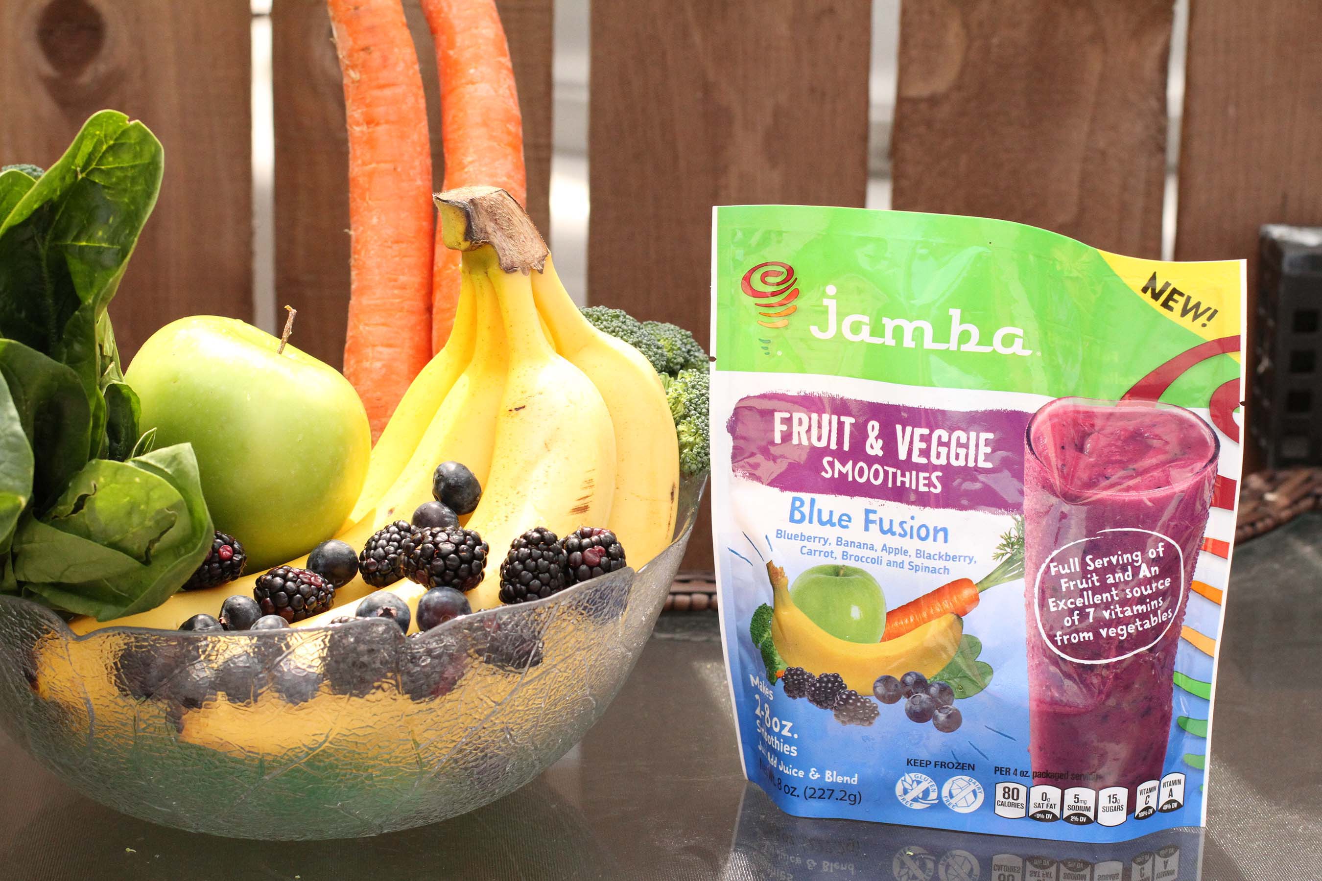 NEW FRUIT & VEGGIE FUSION SMOOTHIES FROM JAMBA® “AT HOME” OFFER THE