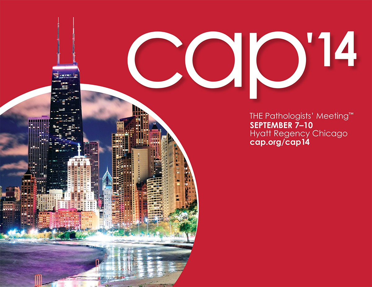 More than 1,300 pathologists will attend CAP-14 at the Hyatt Regency in Chicago on Sept. 7-10 to discuss advancements in laboratory medicine.