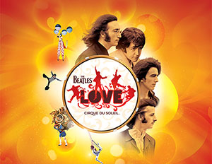 The Beatles LOVE by Cirque du Soleil logo