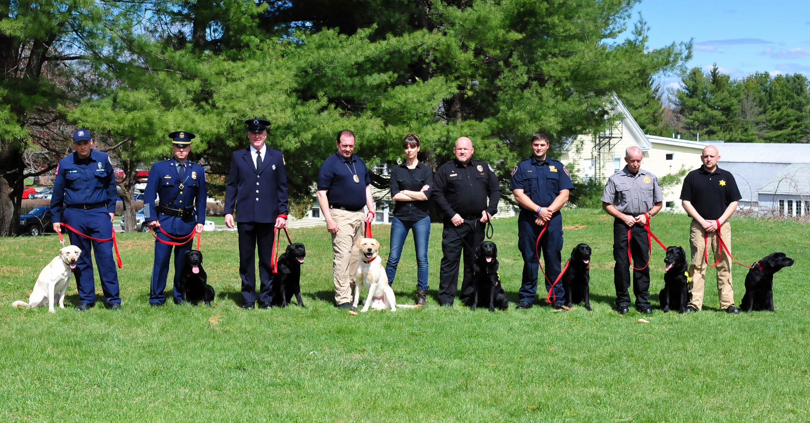 Victoria was given unprecedented access to the training process that canine teams go through in the State Farm Arson Dog Program. 