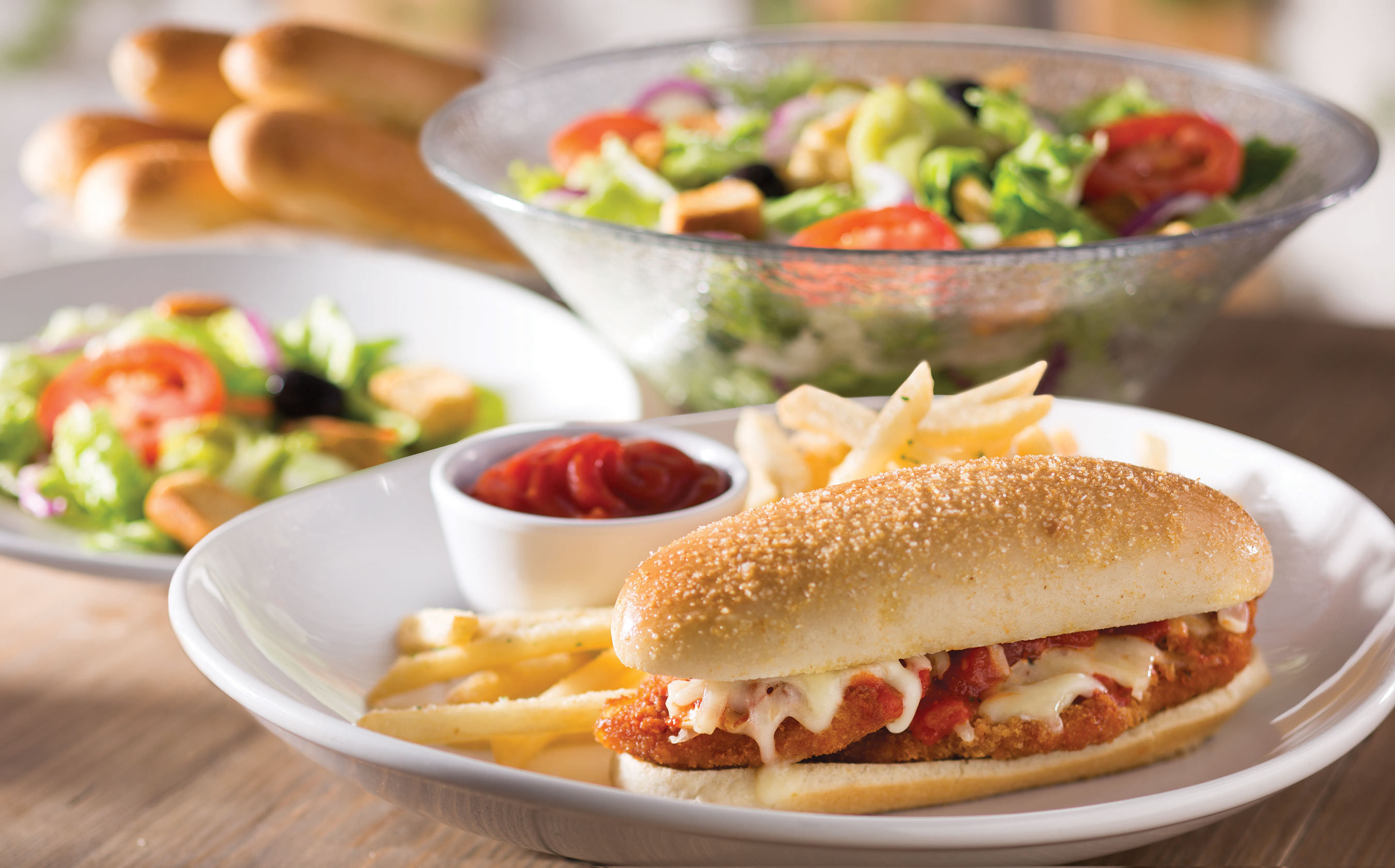 Olive Garden Breadstick Sandwiches Make Their Menu Debut