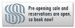 Pre-opening sale and
reservations are open,
so book now