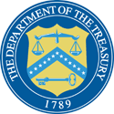 The Department of the Treasury logo