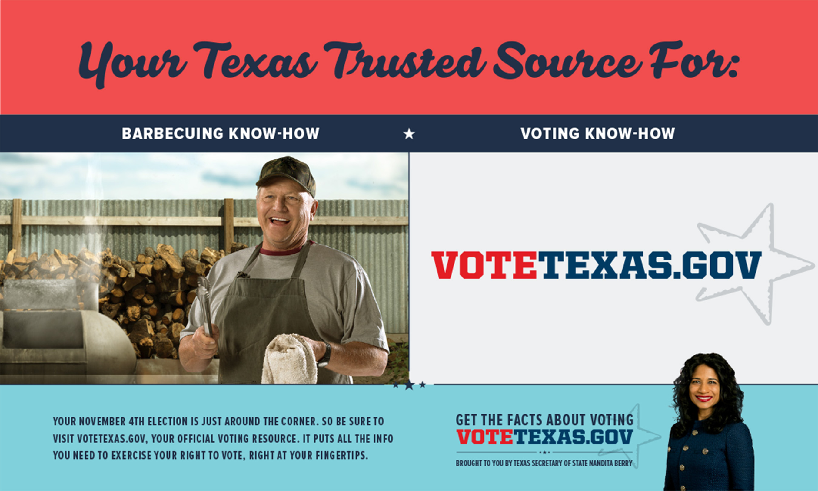 VoteTexas.gov is your trusted resource voting know-how in Texas.