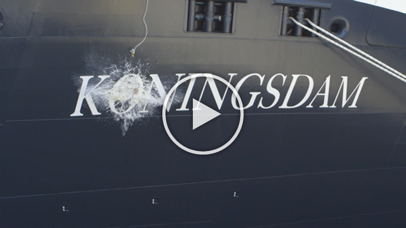 ms Koningsdam’s Champagne Christening