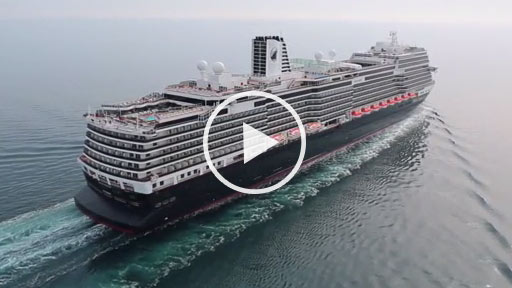 ms Koningsdam Aerial Video