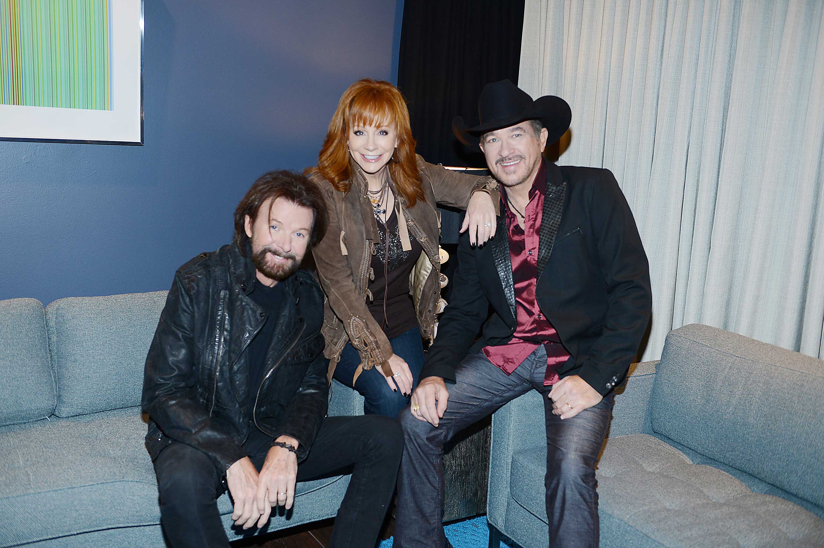 Ronnie Dunn, Reba and Kix Brooks announce their new residency, REBA, BROOKS & DUNN: Together in Vegas, at The Colosseum at Caesars Palace on Wednesday, Dec. 3. Photo Credit: Denise Truscello