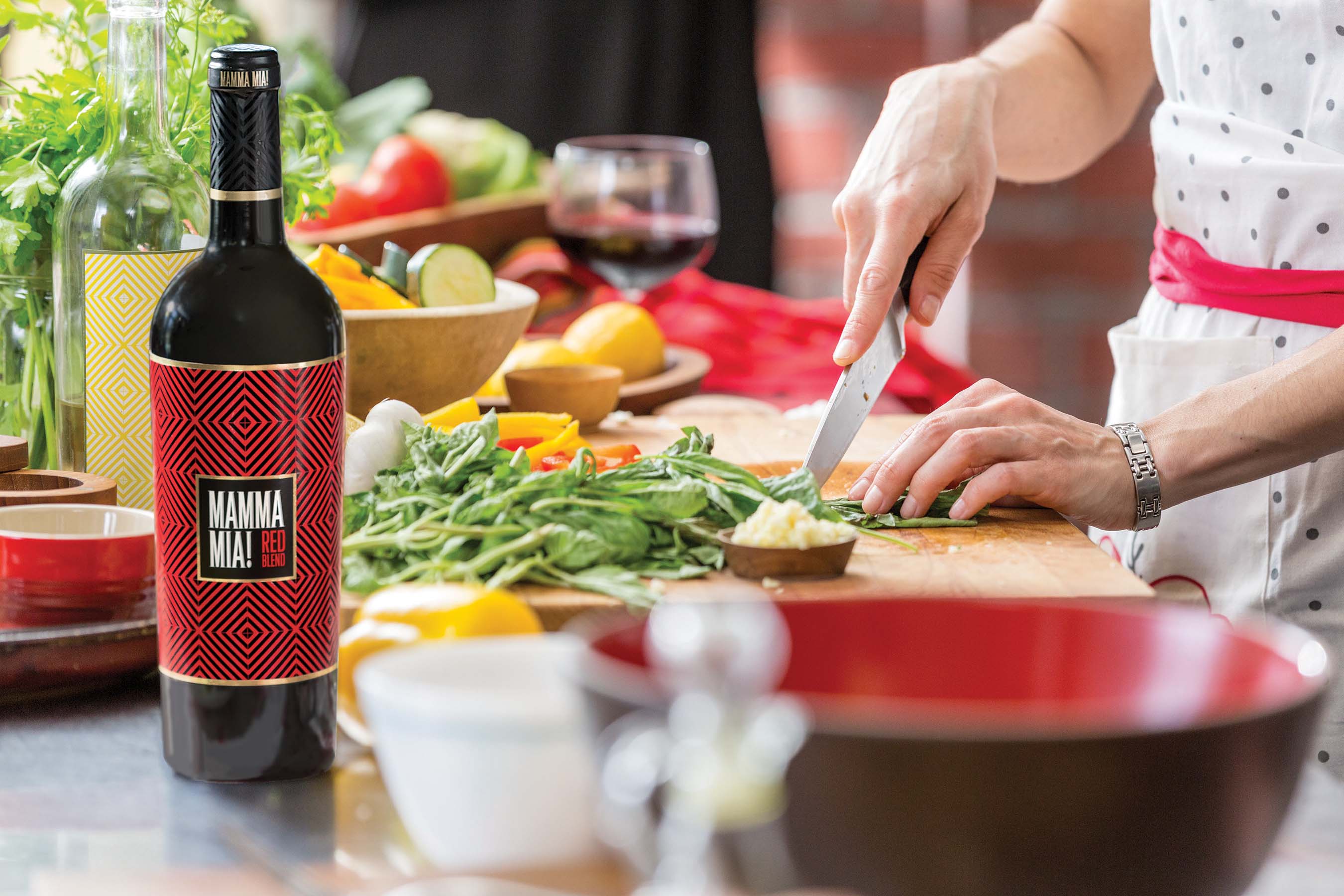 All of the fruit for Mamma Mia Wines is sourced from Italian vineyards. The wines are made and bottled in Puglia, Italy, located in the heel of Italy’s boot, by Winemaker Davide Sarcinella.