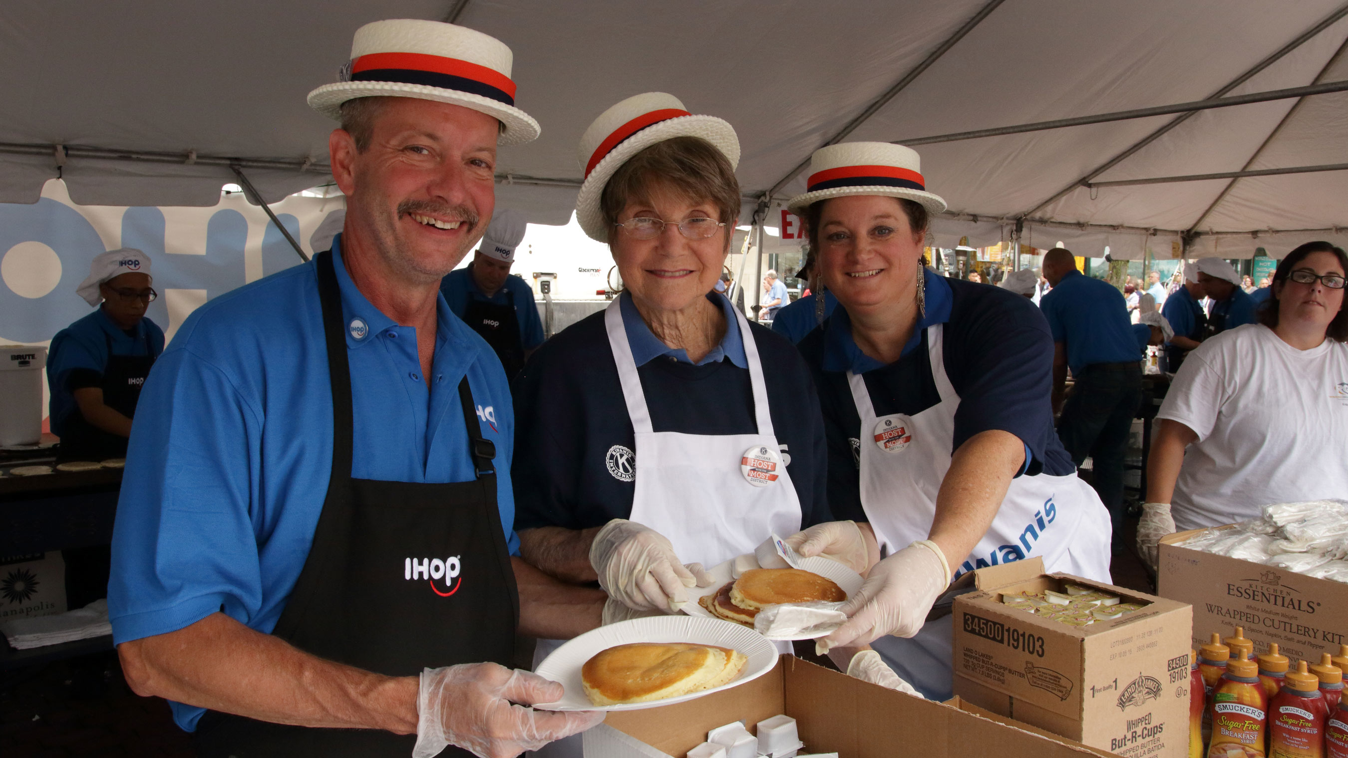 IHOP and Kiwanis volunteers serve guests at Monumental Pancake Celebration welcoming more than 6,000 Guests