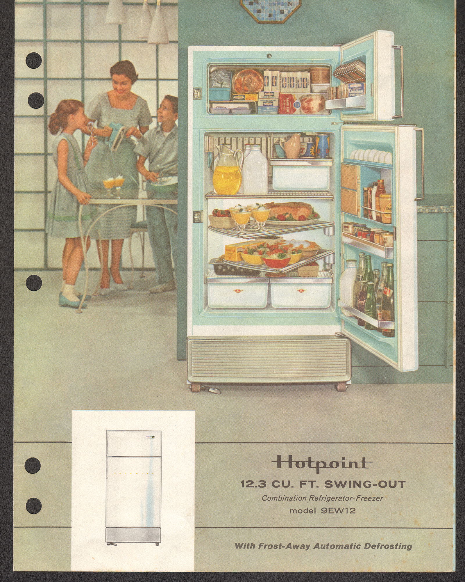 Hotpoint Refrigerator and product literature, 1959 – 1961