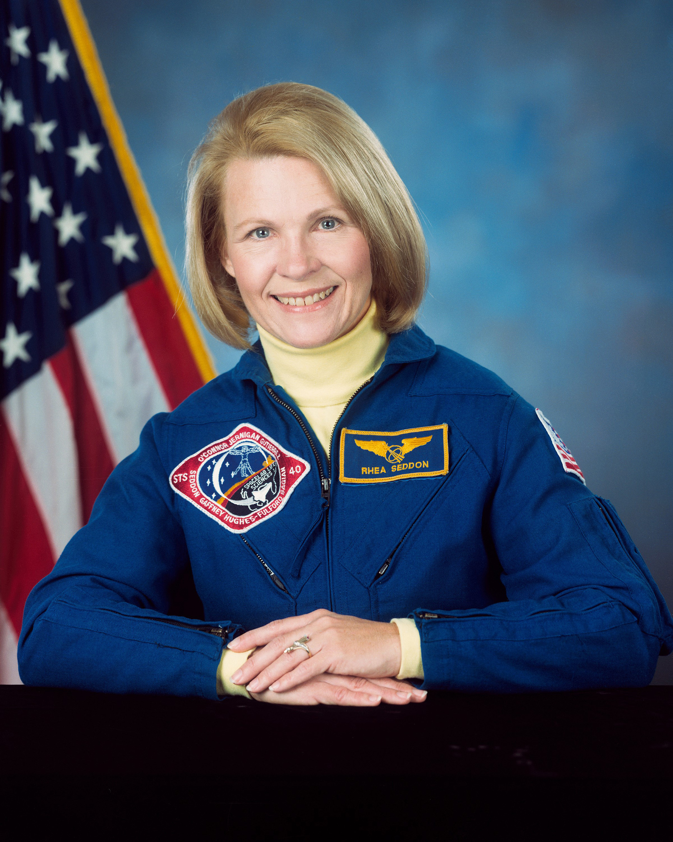 Dr. Rhea Seddon, a three-time space shuttle astronaut, will be inducted into the U.S. Astronaut Hall of Fame on May 30 at Kennedy Space Center Visitor Complex.