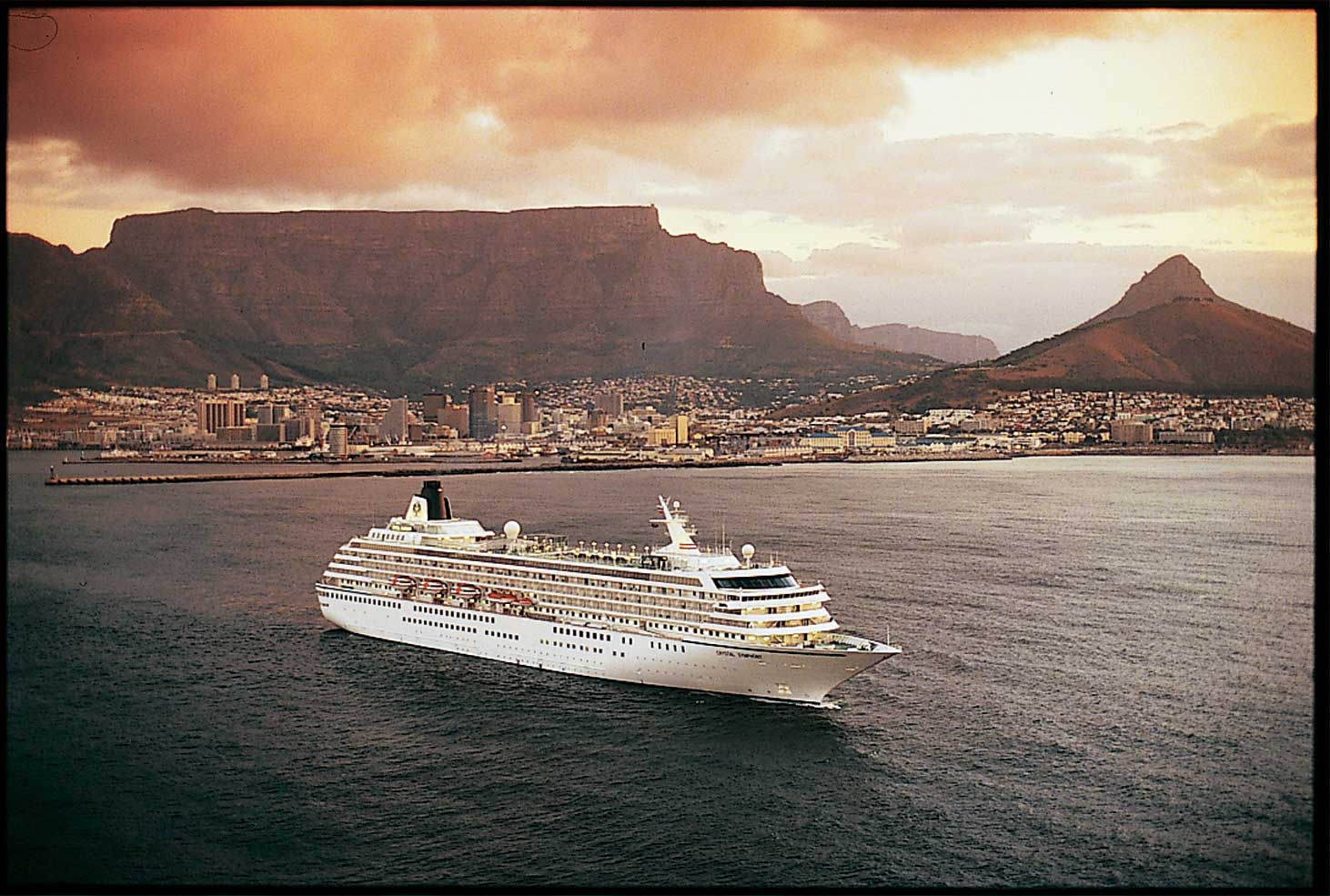 On January 7, 2018 Crystal Symphony departs Cape Town, South Africa on a 114-day sailing covering much of the Southern Hemisphere, featuring six maiden calls. 