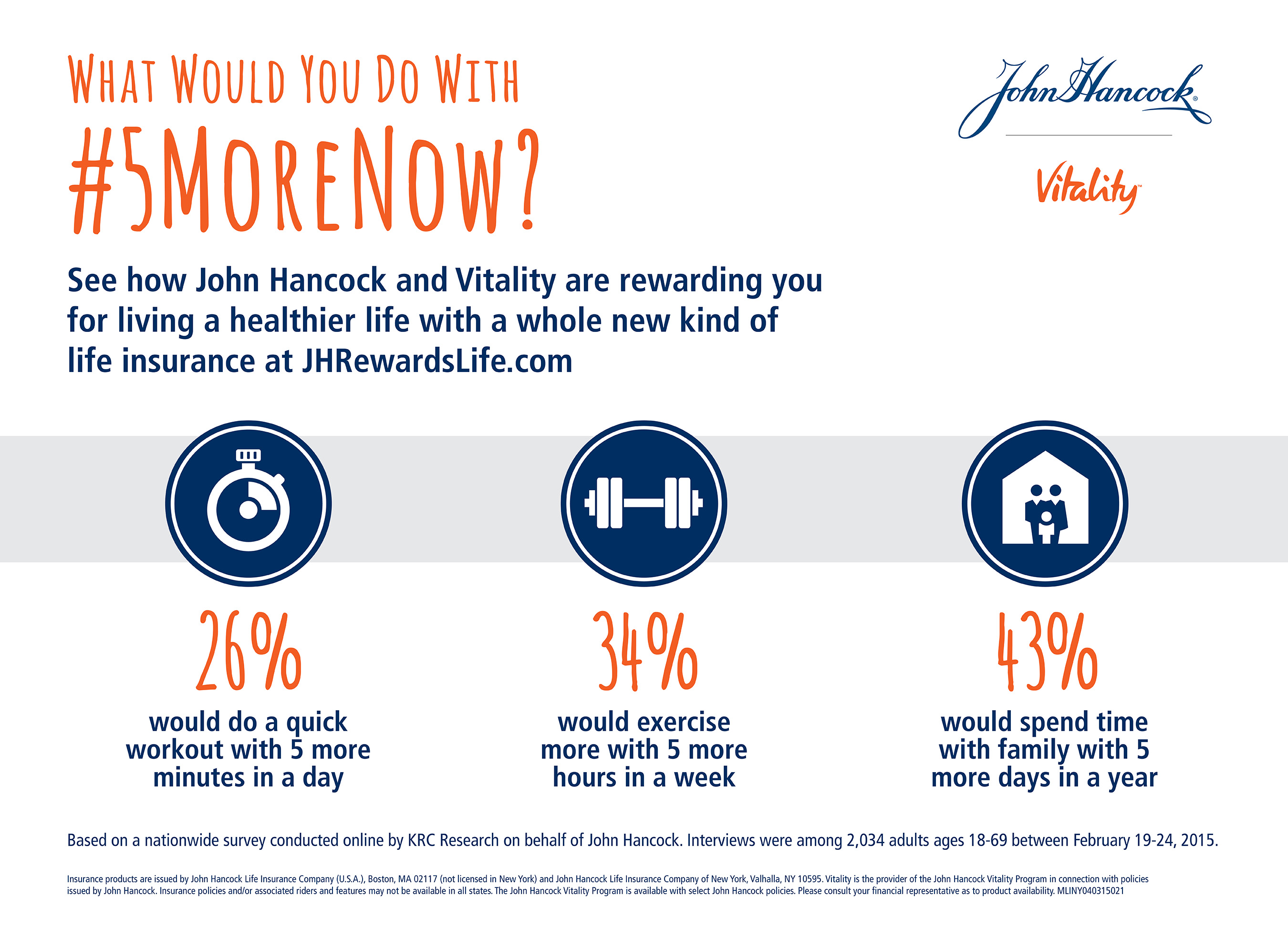 See how John Hancock and Vitality are rewarding you for living a healthier life with a whole new approach to life insurance at JHRewardsLife.com. 