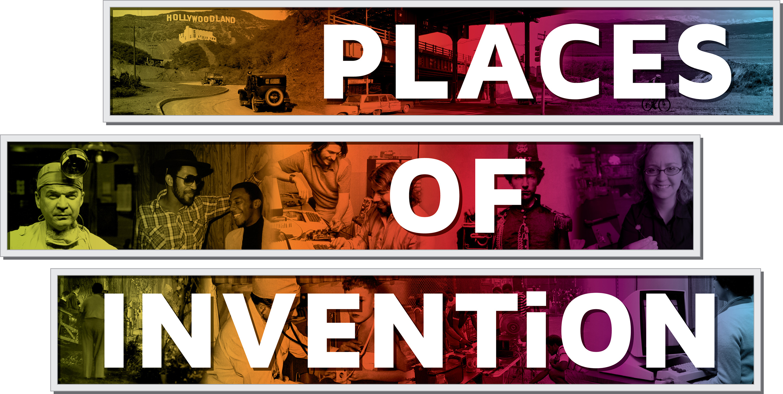 Places of Invention Title Sign