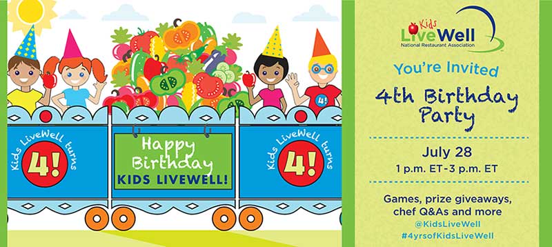 Join the Kids LiveWell birthday celebrations