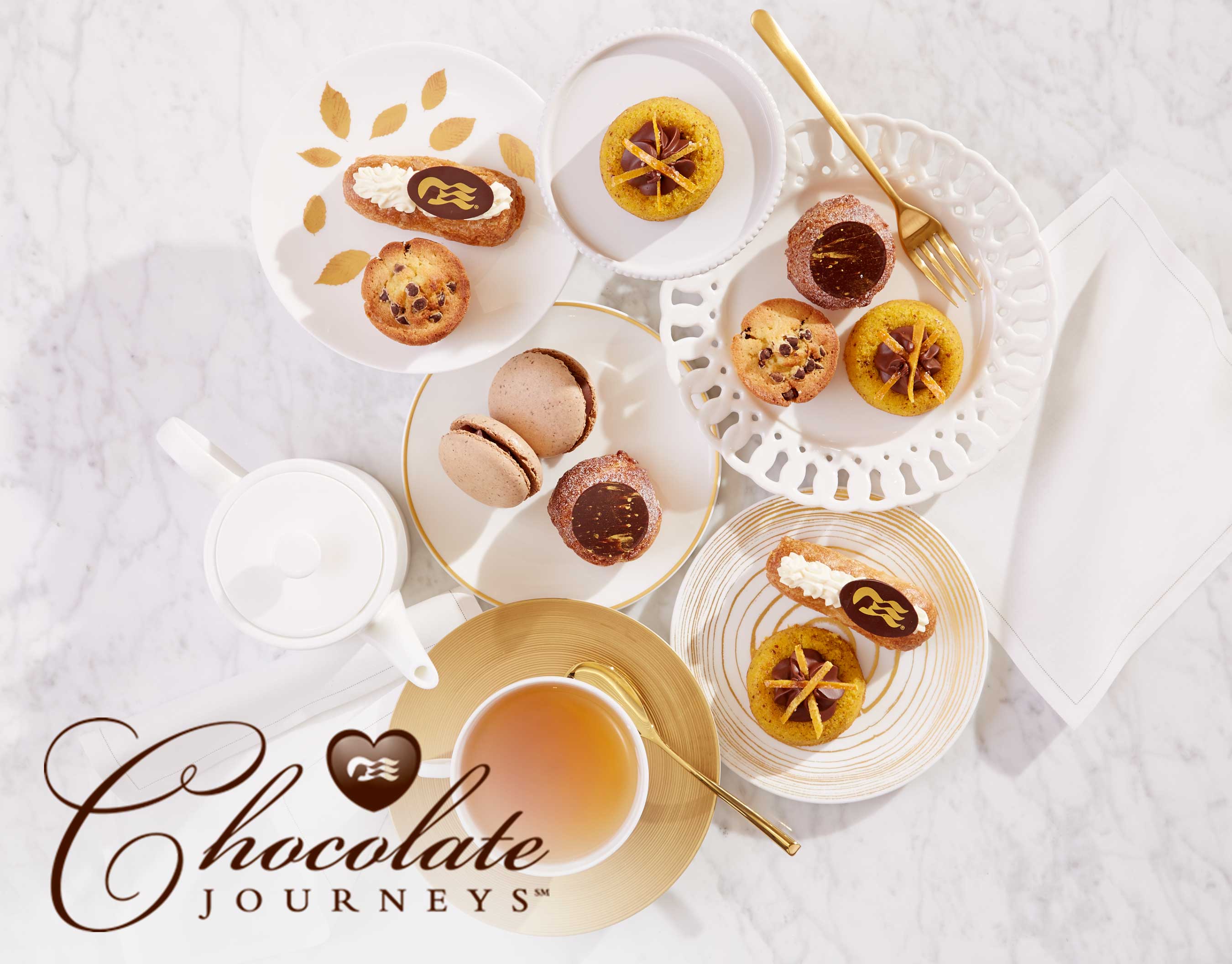 Princess Cruises sweetens "Chocolate Journeys" with new indulgences from Master Chocolatier Chef Norman Love.