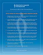 Prostate Cancer Foundation Fact Sheet