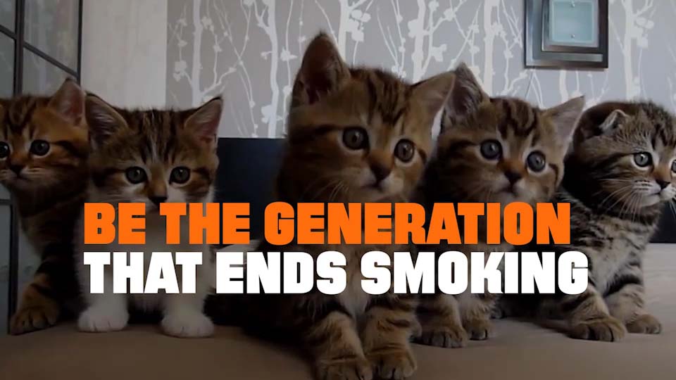 Be the generation that ends smoking