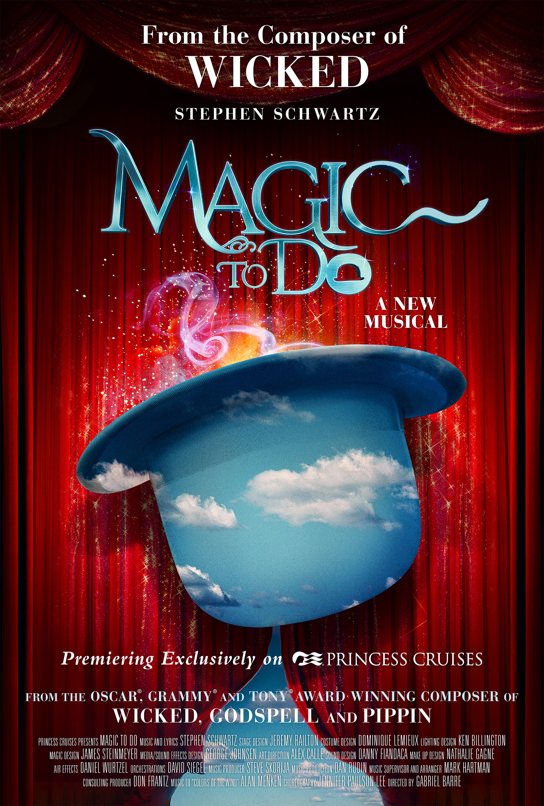 Princess Cruises Premieres Magic to Do from Award-Winning Composer of Wicked Stephen Schwartz 