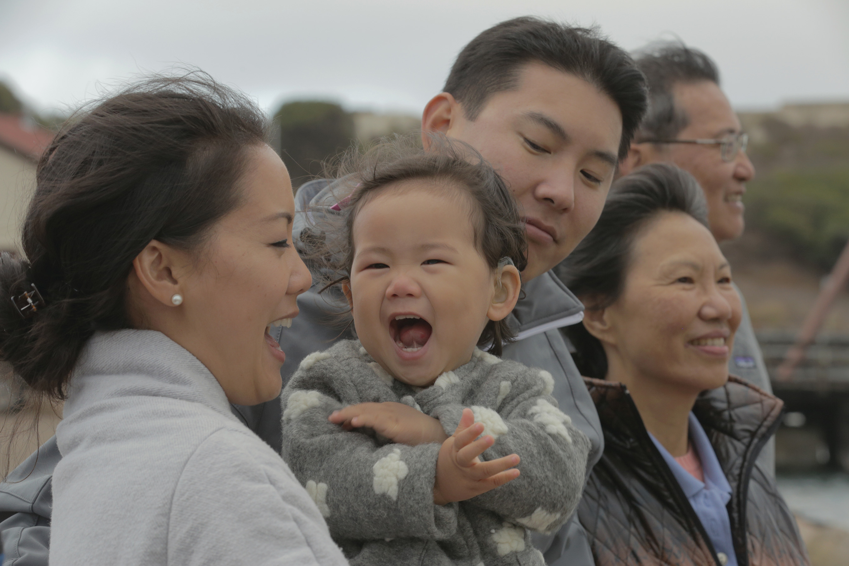 "We wanted our daughter to be able to communicate with the world around her without any barriers," said Charlene Su, mom of a cochlear implant recipient, whose 17-month-old daughter Natalie recently received her cochlear implant. Learn more about hearing loss treatment options at IWantYouToHear.com. "We wanted our daughter to be able to communicate with the world around her without any barriers," said Charlene Su, mom of a cochlear implant recipient, whose 17-month-old daughter Natalie recently received her cochlear implant. Learn more about hearing loss treatment options at IWantYouToHear.com.