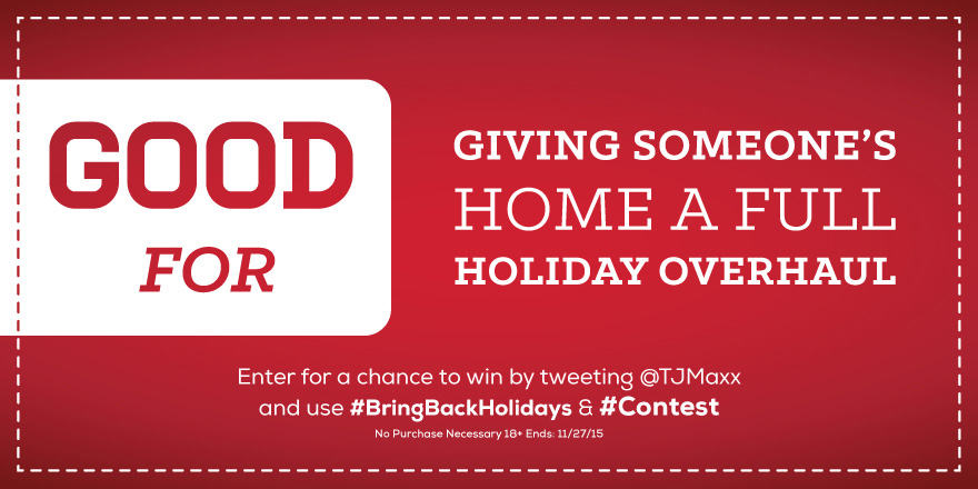 T.J.Maxx, Marshalls and HomeGoods took to Twitter to offer up a different kind of coupon this holiday - redeemable for special holiday memories with loved ones.