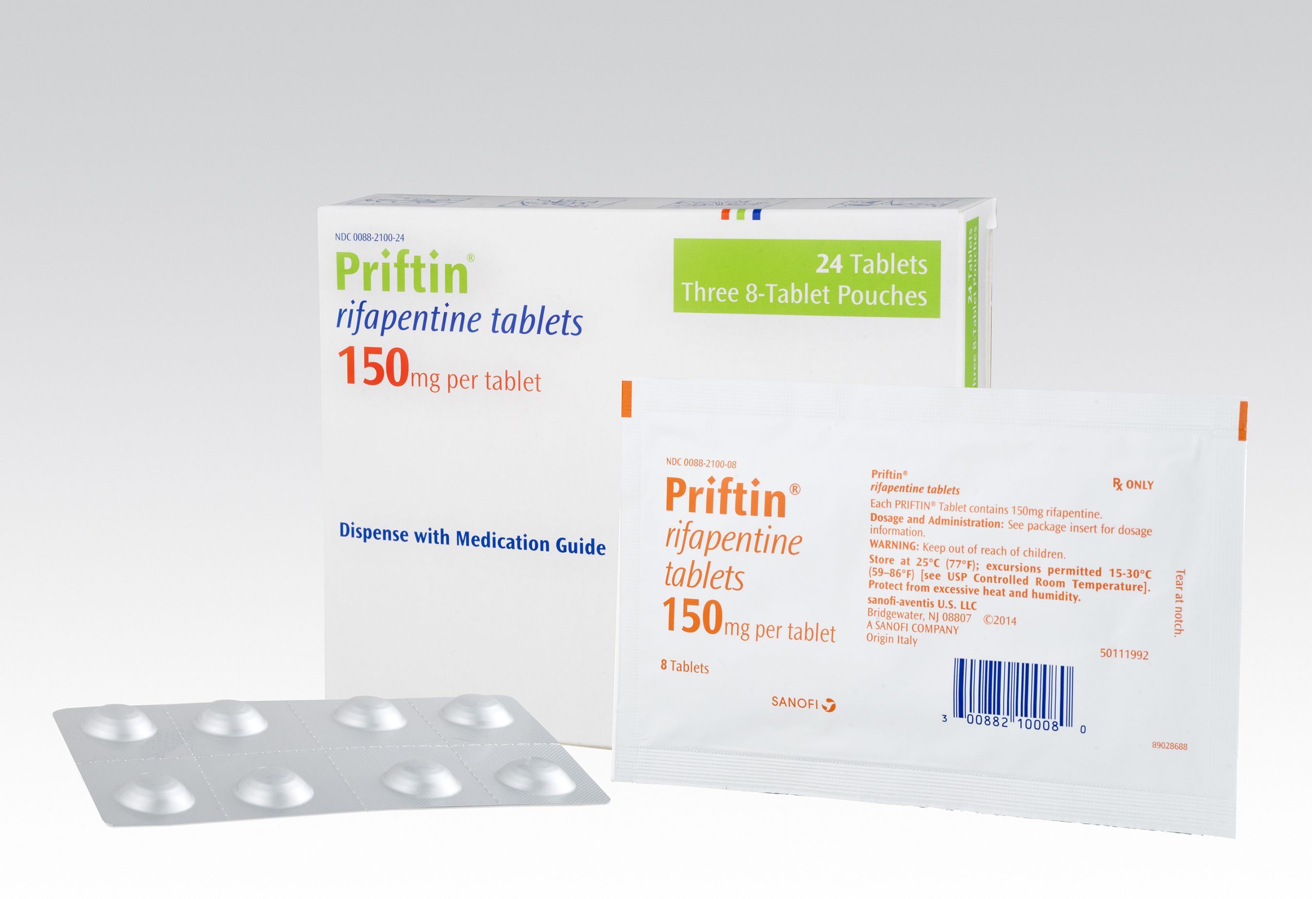 Priftin® rifapentine tablets 150mg 24 tablets