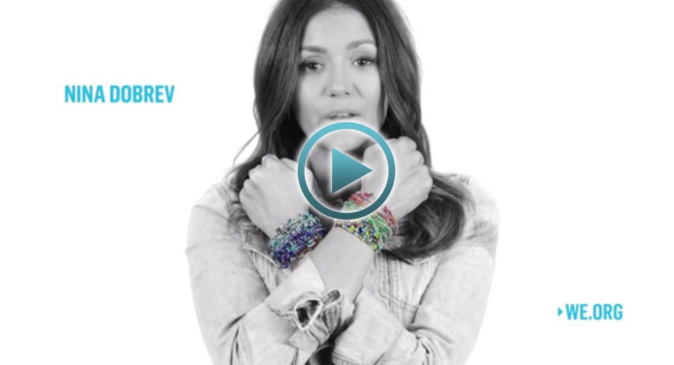 Nina Dobrev Free The Children impact PSA