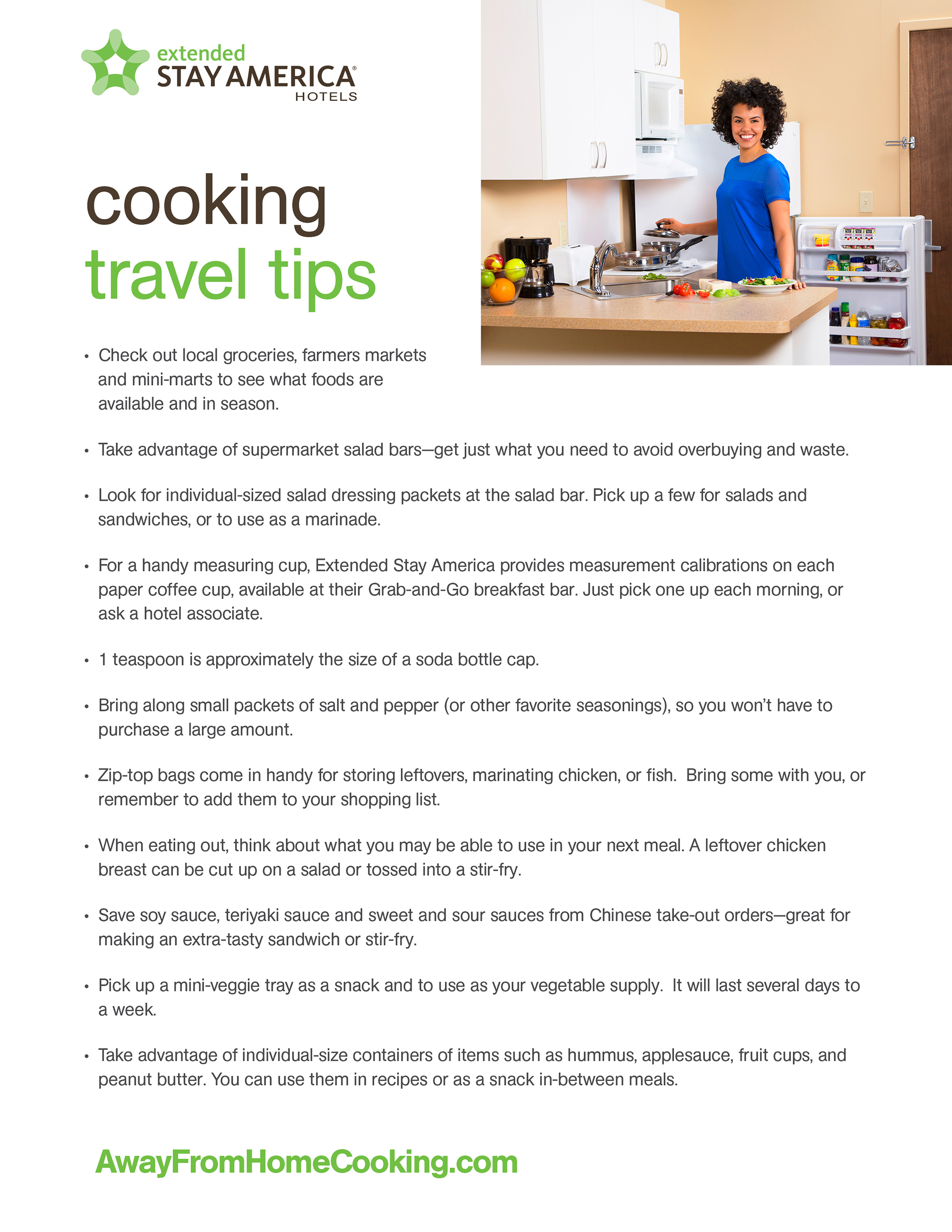 Away From Home Cooking Travel Tips