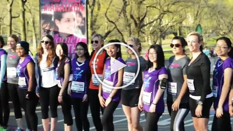 Behind the scenes with Elizabeth Goodman Artis, Natalie Morales, Danielle Brooks, Padma Lakshmi and Sara Bareilles at the 2016 MORE/SHAPE Women’s Half-Marathon in Central Park on April 17.