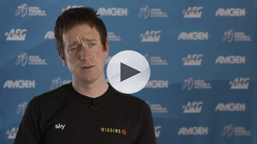 Three-time Olympic Gold Medalist and Tour de France Champion Sir Bradley Wiggin (GBR) discusses the Amgen Tour of California as a factor for Olympic team selection.