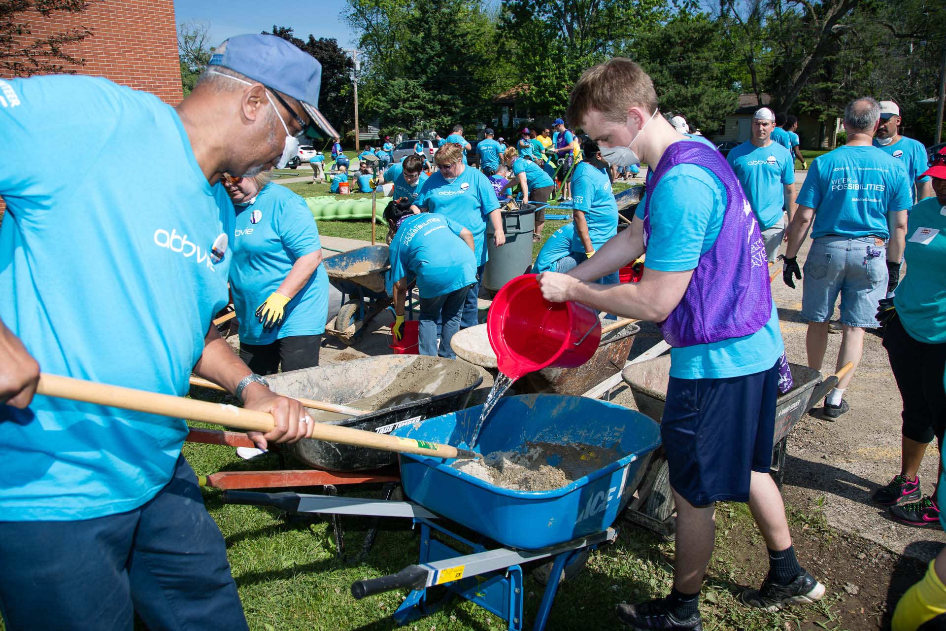AbbVie volunteers will revitalize schools, libraries, community centers and more.
