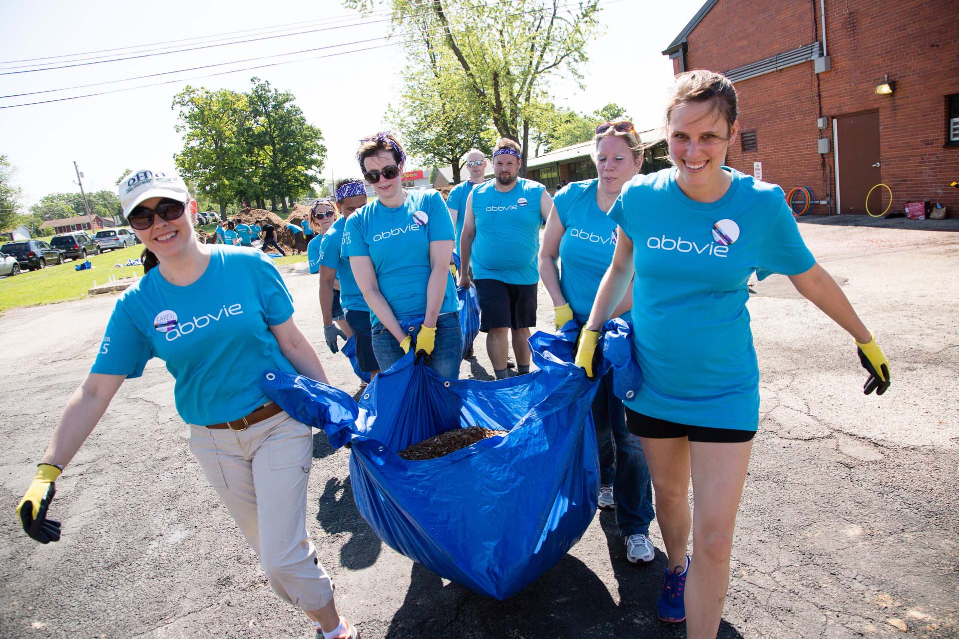 Across the world, AbbVie employees will volunteer where they live and work.