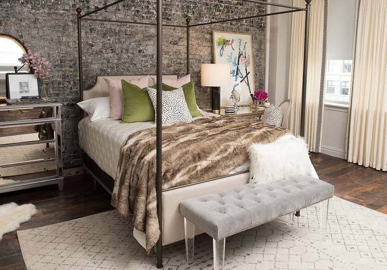 The New Lux Estate Collection, Styled By Jonathan Scott, Is Featured In The Edgy Glam Styled-Room