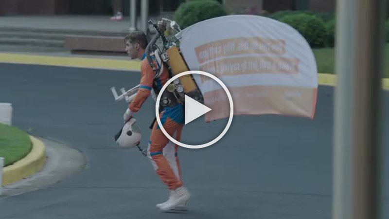 B-roll footage jet packs at Vonage Business Tech Takeover