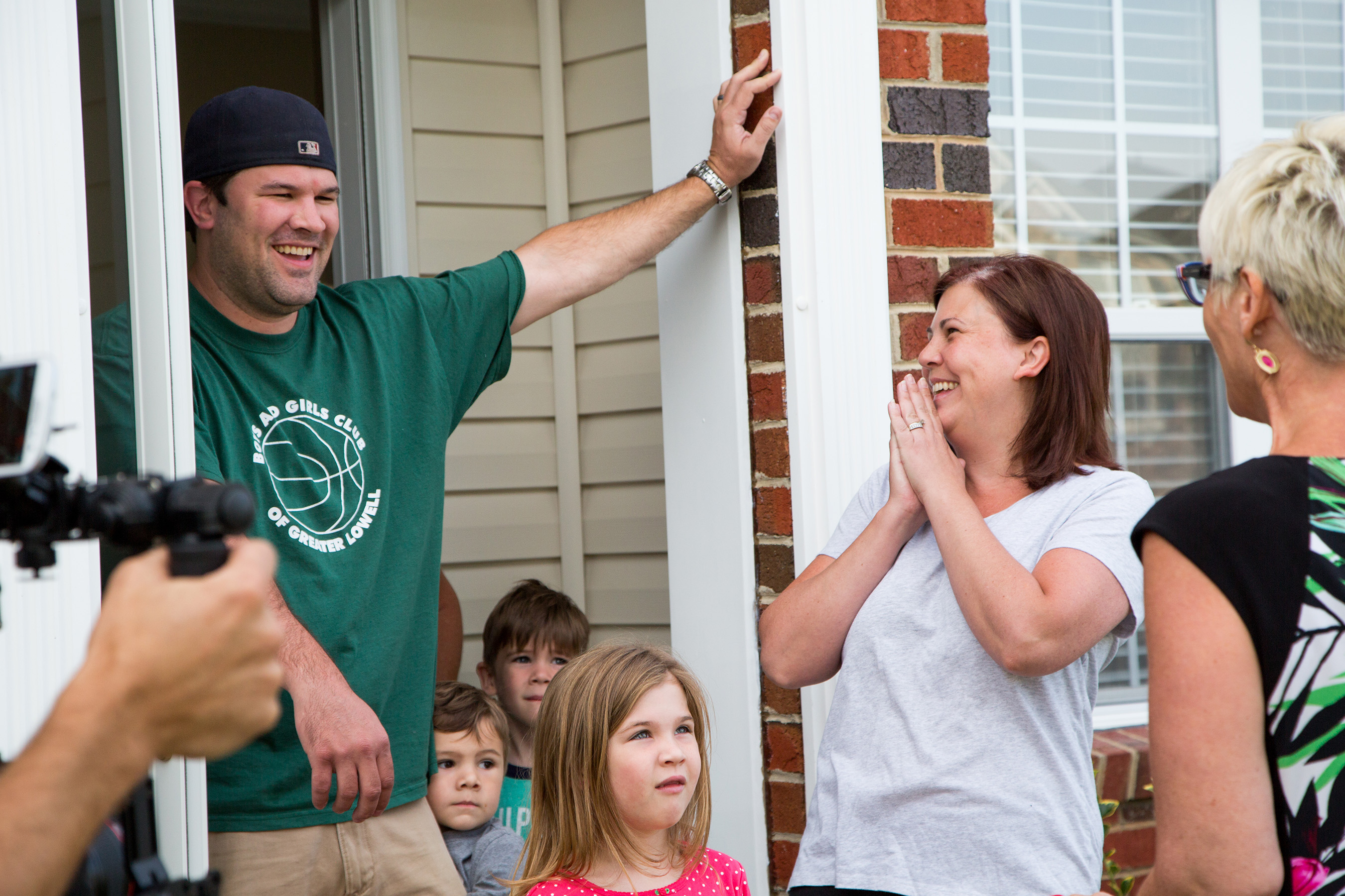 Sealy and Sears surprised new homeowners with a first night they will never forget.
