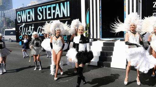 Gwen Stefani arrives to her welcome event at Planet Hollywood Resort & Casino in Las Vegas April 13, 2018. Photo credit: Denise Truscello/ Wireimage