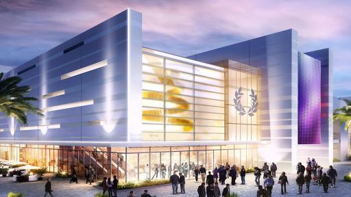 CAESARS FORUM Exterior Rendering